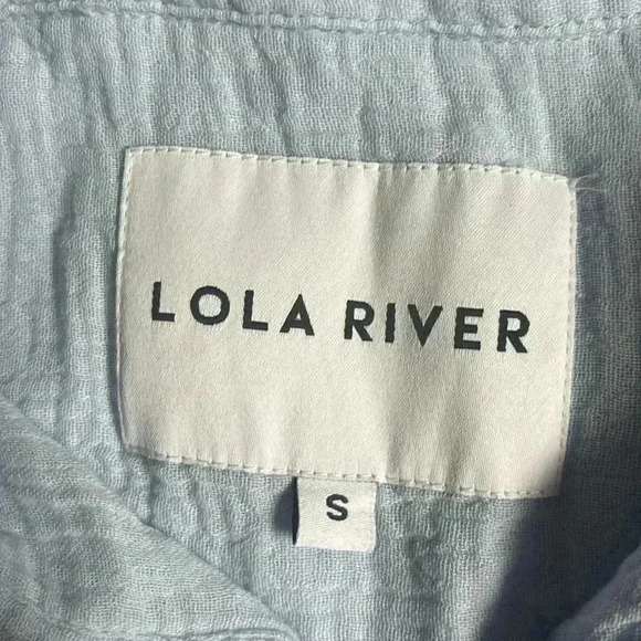 🔥Lola River🔥 | Blue super light button up blouse - Picture 6 of 9